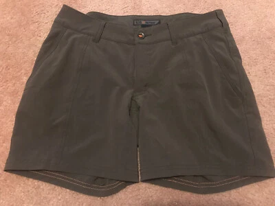 5.11 Tactical Women’s Taclite Pro Ripstop Olive Short, Style 63002 - Image 1 of 4