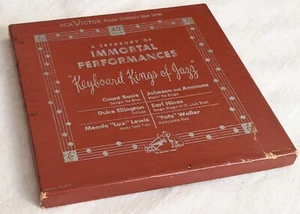 COUNT BASIE Waller ELLINGTON Hines 3X 45 RPM 7" Keyboard Kings Of Jazz RCA WPT-4 - Picture 1 of 10