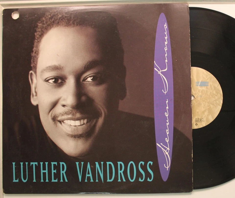 Luther Vandross 12In Heaven Knows On Epic - Vg / vg - Image 1 of 1