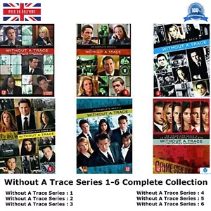 Without A Trace Series 1-6 Complete Season 1 2 3 4 5 6 Original Sealed UK DVD - Imagen 1 de 1
