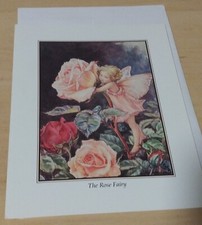Flower Fairy Birthday Greeting Card "The Rose Fairy" 1991 Cicely Mary Barker 