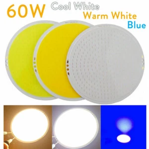 LED COB Flip Chip 60W 108mm Round Bulbs Panel Lamp DC 12V Car Light Source RLM - Picture 1 of 16