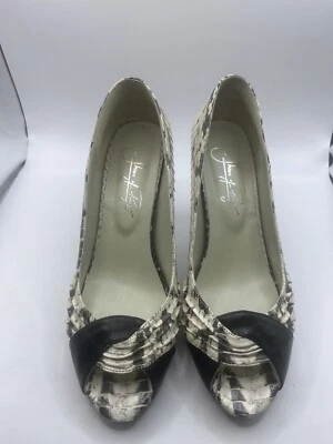 Zapatos de salón clásicos SHOES OF PREY para mujer Side 7 tacón alto plataforma punta abierta Foto 1 de 4