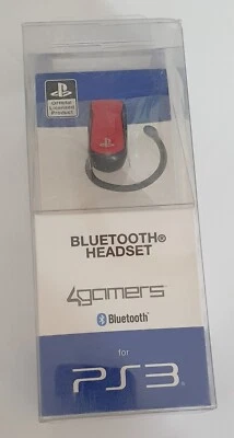 [4Gamers] NEU* PS3 BLUETOOTH HEADSET •MONO CHAT OHRSTÜCK • SLEH-00239 CP-BT01RED - Bild 1 von 4