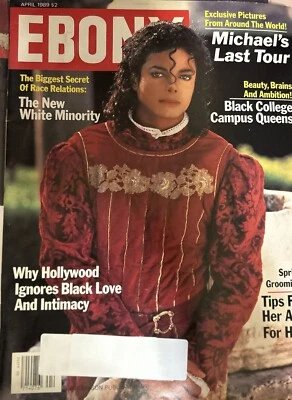 EBONY Magazine (April 1989) Michael Jackson - Michael’s Last Tour Foto 1 de 2