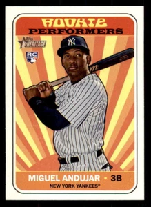 2018 Topps Heritage High Number #RPMA Miguel Andujar Rookie Performers (r 34349) - Picture 1 of 2