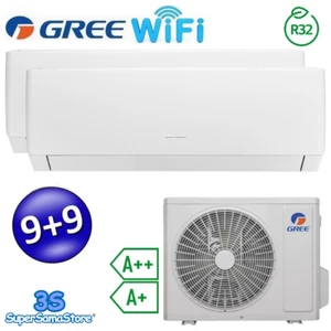 3S KLIMAANLAGE INVERTER PULAR DUAL SPLIT WLAN 9000+9000 BTU GREE R32 A++/A+ - Bild 1 von 1