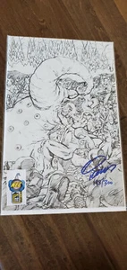 2020 SDCC CON ESCLUSIVO NEW ENGLAND FUMETTI THE TICK FIRMATO DA IAN NICHOLS/300 - Foto 1 di 1