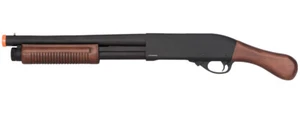 Golden Eagle M870 3/6-Shot Pump Action Gas Airsoft Shotgun [Sawed-Off] (WOOD) Ai - Picture 1 of 4