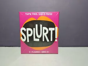 NEW Splurt Gamewright The Think Fast, Say It Fast Card Game 2+ Players Age 10+ - Picture 1 of 4