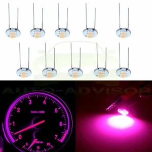 10X 4.7mm 12V Purple LED Light Bulbs for GM Gauge Cluster Speedometer Backlight - Picture 1 of 6