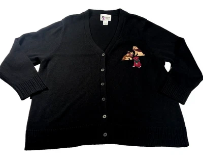 Cárdigan Maggie Sweet Mujer Talla 1X Lindo Perro Bordado Manga Larga Nuevo con Etiquetas Foto 1 de 4