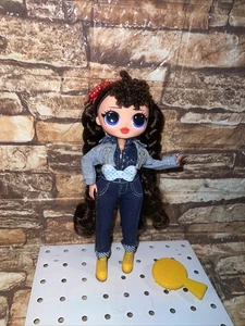 LOL Surprise! OMG Busy B.B. Fashion Doll Series 2 Denim Jumpsuit - Picture 1 of 7