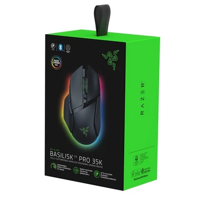 Razer Basilisk V3 Pro 35K Wireless Gaming Mouse: Hyperscroll Tilt Wheel - Image 1 of 4