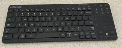 Samsung VG-KBD2000 Smart TV Keyboard Black Wireless Bluetooth QWERTY (Standard) - Image 1 of 4