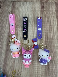 New Sanrio Hello Kitty Keychain Or Backpack Multicolor  - Picture 1 of 8