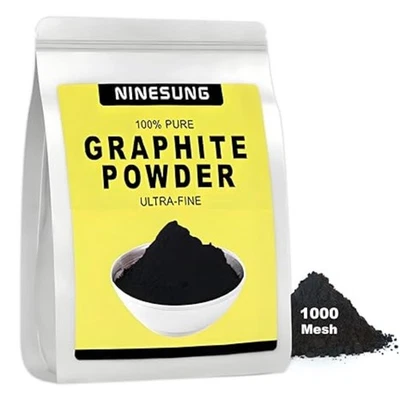Polvo de grafito | 2 lb - 1000 granos polvo de grafito superultra fino | 2 lb Foto 1 de 4