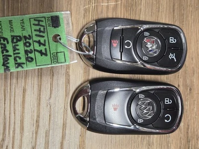 Lot of 2 Used OEM Buick Smart Keys.  Keys are cut. - Image 1 of 2