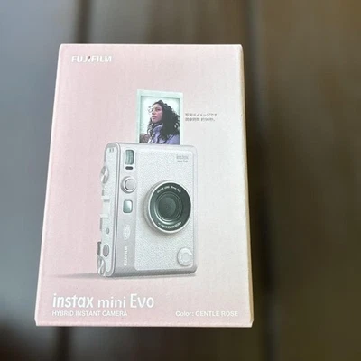 FUJIFILM instax mini Evo Pink Cheki Hybrid Instant Camera jp - Image 1 of 4