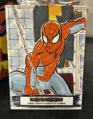 2023 Marvel Beginnings Vol. 2 Series 2 SPIDER-MAN Artist Sketch Card 1/1 - Image 1 of 2