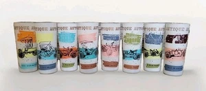 Neu 8er Set ~ Antike Autos Milchgläser Becher Vintage Longdrink Kostenloser Versand☆ - Bild 1 von 22