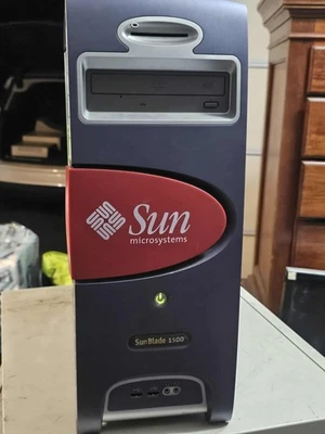 Vintage Retro Sun Blade 1500 Red Complete CPU / RAM HD DVD - Powers & Posts - Image 1 of 4