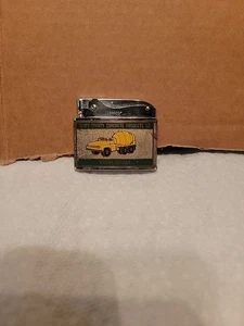 Vintage "VERNCO" Lighter/ SCOTT COUNTY CONCRETE Products Co. VIENNA, Ind./0725-5 - Picture 1 of 9