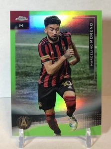 2021 Topps Chrome MLS Neon Green Refractor /99 Marcelino Moreno #123 - Picture 1 of 1