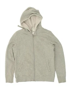 THE NORTH FACE Womens Zip Hoodie Sweater UK 14 Medium Grey Cotton AF06 - Picture 1 of 4