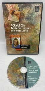 ⭐ Jacqueline Sullivan ~ ACRYLICS: Textures, Layers and Metallics (2007 DVD) ⭐ - Foto 1 di 3
