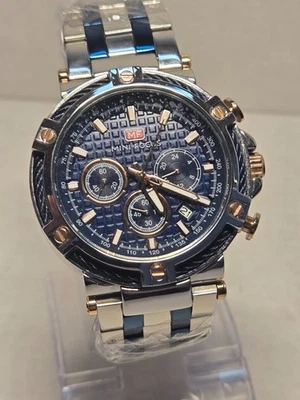 Reloj pulsera deportivo de cuarzo MINI FOCUS para hombre multifunción subesferas masculino Foto 1 de 4