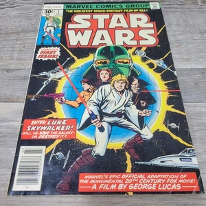 Star Wars #1 30 Cent Variante Marvel Comics Juli 1977 Luke Skywalker - Bild 1 von 24