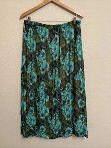 Tie Dye Maxi Skirt Boho Chic Grunge Mystical Ethereal Moon Hippie Crinkle 18/20 - Picture 1 of 4