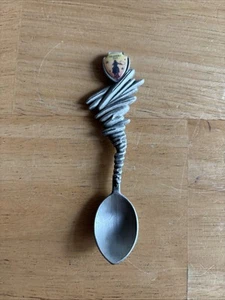 Decorative Souvenir Spoon Pewter Oklahoma City Tornado - Picture 1 of 2