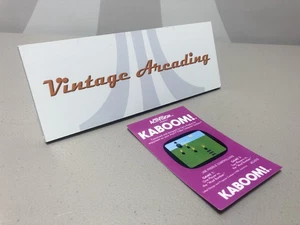 Kaboom! (für Atari 2600) Ersatz Spiele Etikett - Bild 1 von 1