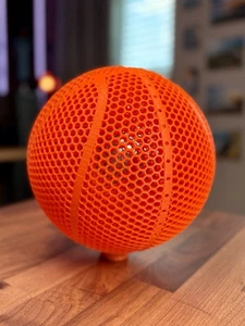 🏀 Baloncesto Jugable Airless - Regulación Talla 7, Impreso en 3D (¡Se puede Jugar!) - Imagen 1 de 4