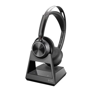 Casque de bureau sans fil Poly Voyager Focus 2 chargement 2 voies 213729-01 - Photo 1/3