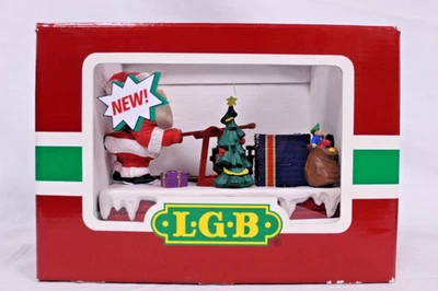 LGB 21010 Christmas Santa Claus Hand Car with presents - Image 1 of 4