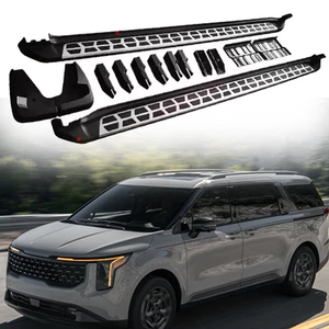 Running Boards Side Steps Pedals Bar Nerf Bar fits for KIA Carnival 2021-2025 - Picture 1 of 15