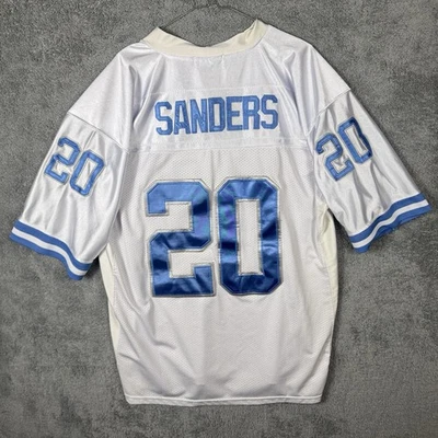 Винтажная мужская футболка Барри Сандерса 52 Detroit Lions Mitchell & Ness 1994 ретро - Изображение 1 из 4
