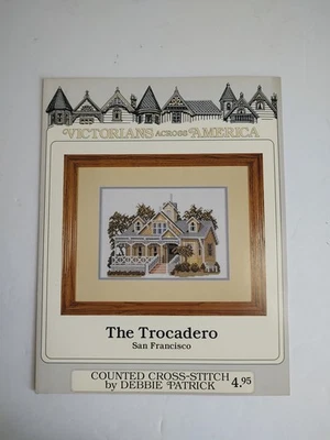 Debbie Patrick Cross Stitch Pattern Victorian House "The Trocadero" - Image 1 of 2