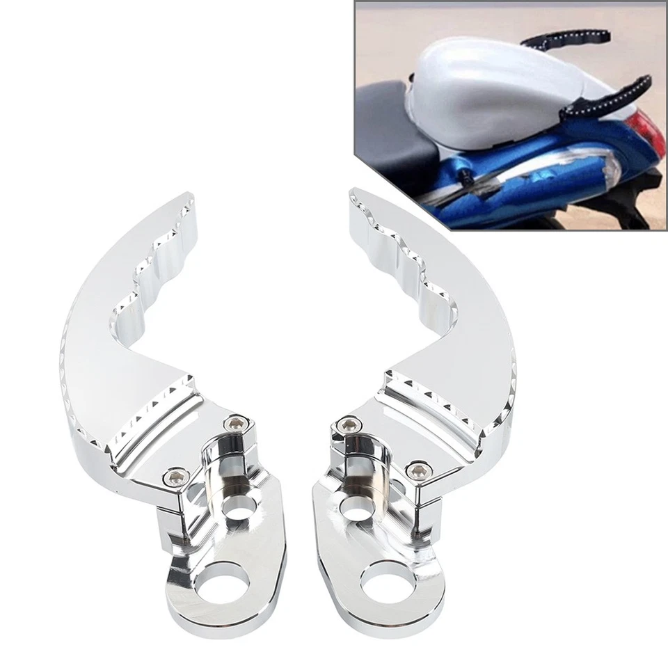 Rear Passenger Grab Bar Hand Rail Chrome For Suzuki Hayabusa GSX1300R 2021-2025 Foto 1 de 4