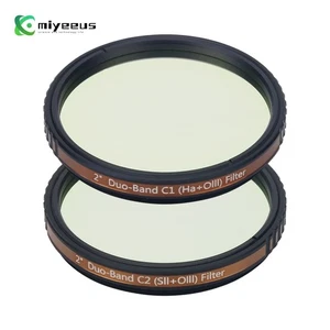 Askar 2" Dual Band Pass Filter C1(Ha+OIII) + C2(SII+OIII) for Mono Colorful Cam - Picture 1 of 6