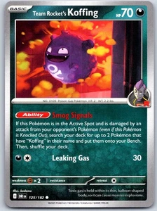 Team Rocket's Koffing 125/182 Near Mint SV10: Destined Rivals Pokemon Shipnow - Picture 1 of 2