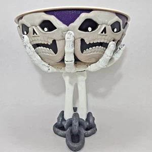 Fun World Halloween Skeleton Hand Pedestal And Candy Bowl Party Decoration - Picture 1 of 24