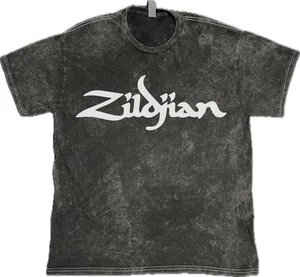 Zildjian Becken T-Shirt Rock Band Drummer on Vintage Washed Tee - Bild 1 von 2