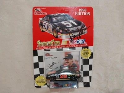 Davey Allison 1993 #28 HAVOLINE FORD  AUTOGRAPHED  1/64 Racing Champions !! - Image 1 of 3