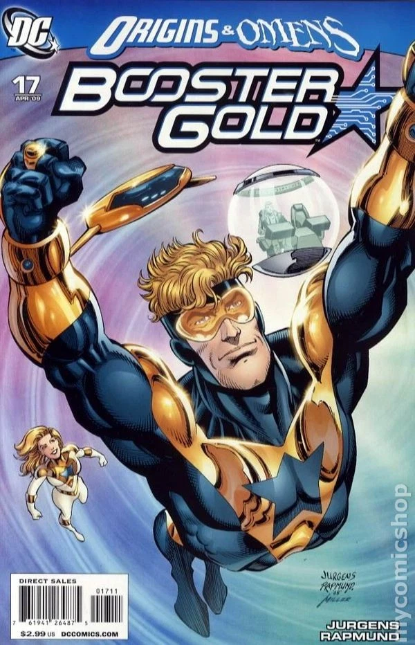 Booster Gold #17 VG 2009 Stock Image Low Grade - Image 1 of 1