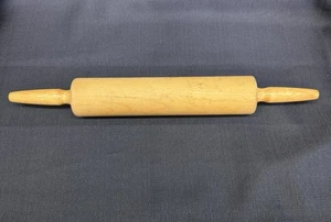 Vintage Foley Rolling Pin Maple Hardwood w/ Ball Bearings 18" Plain Smooth USA - Picture 1 of 10
