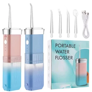 New Cordless Water Flosser Dental Oral Irrigator Travel Teeth Cleaner Floss Pick - Picture 1 of 18
